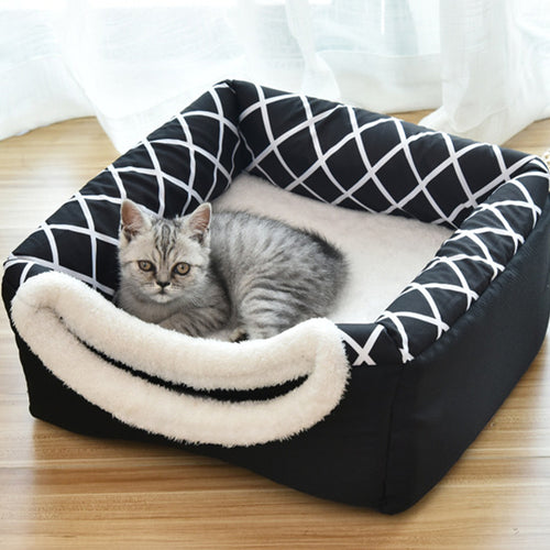 Pet Dog and Cat Bed Villa - Dual Use Space Capsule