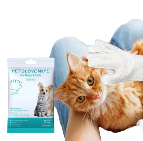 Pet Cleaning Gloves &amp; Wipes