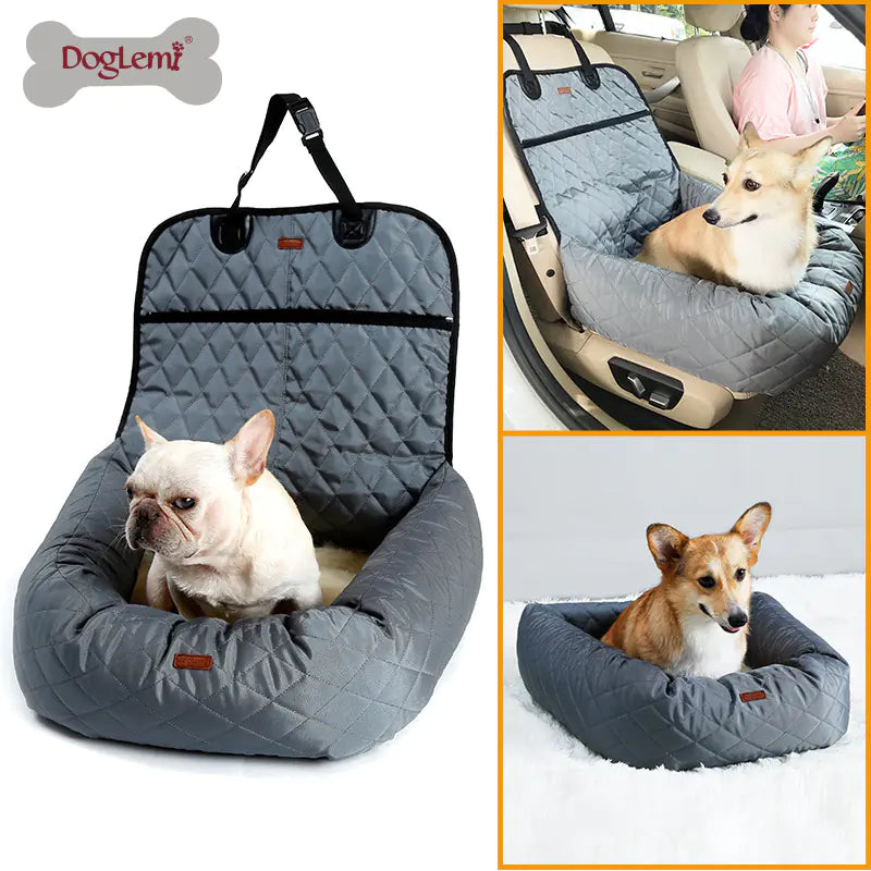 New Multifunctional Pet Car Bed with Thick Cushion